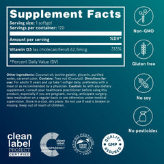 Puori Vitamin D3 Softgels daily-use scene for routine supplementation.