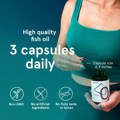 Puori Omega-3 two-pack image highlights value and convenience