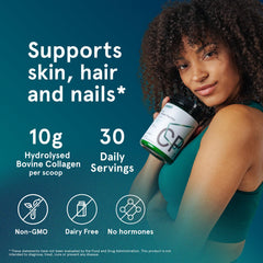 Puori packaging label emphasizes non-GMO and dairy-free formulation.
