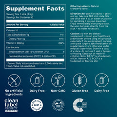 QR code on label links to purity test results.