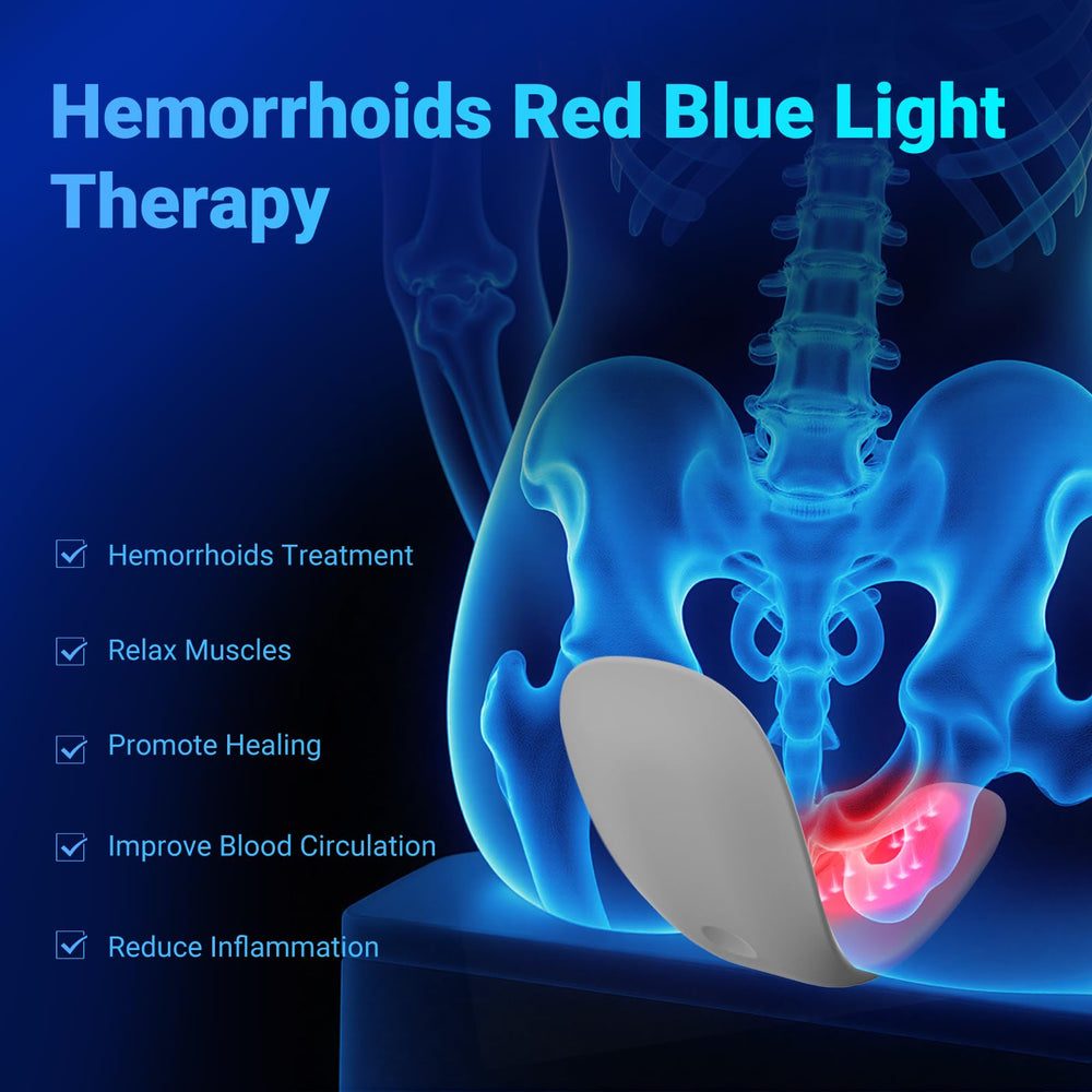 PUPCA red light therapy 630nm targets superficial tissues for comfort.