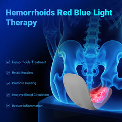 PUPCA red light therapy 630nm targets superficial tissues for comfort.