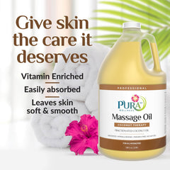PURA 1st Coconut Therapy pump bottle enables smooth, mess-free applications.