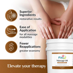 PURA 1st Coconut Therapy unscented oil emphasizes skin hydration and moisture