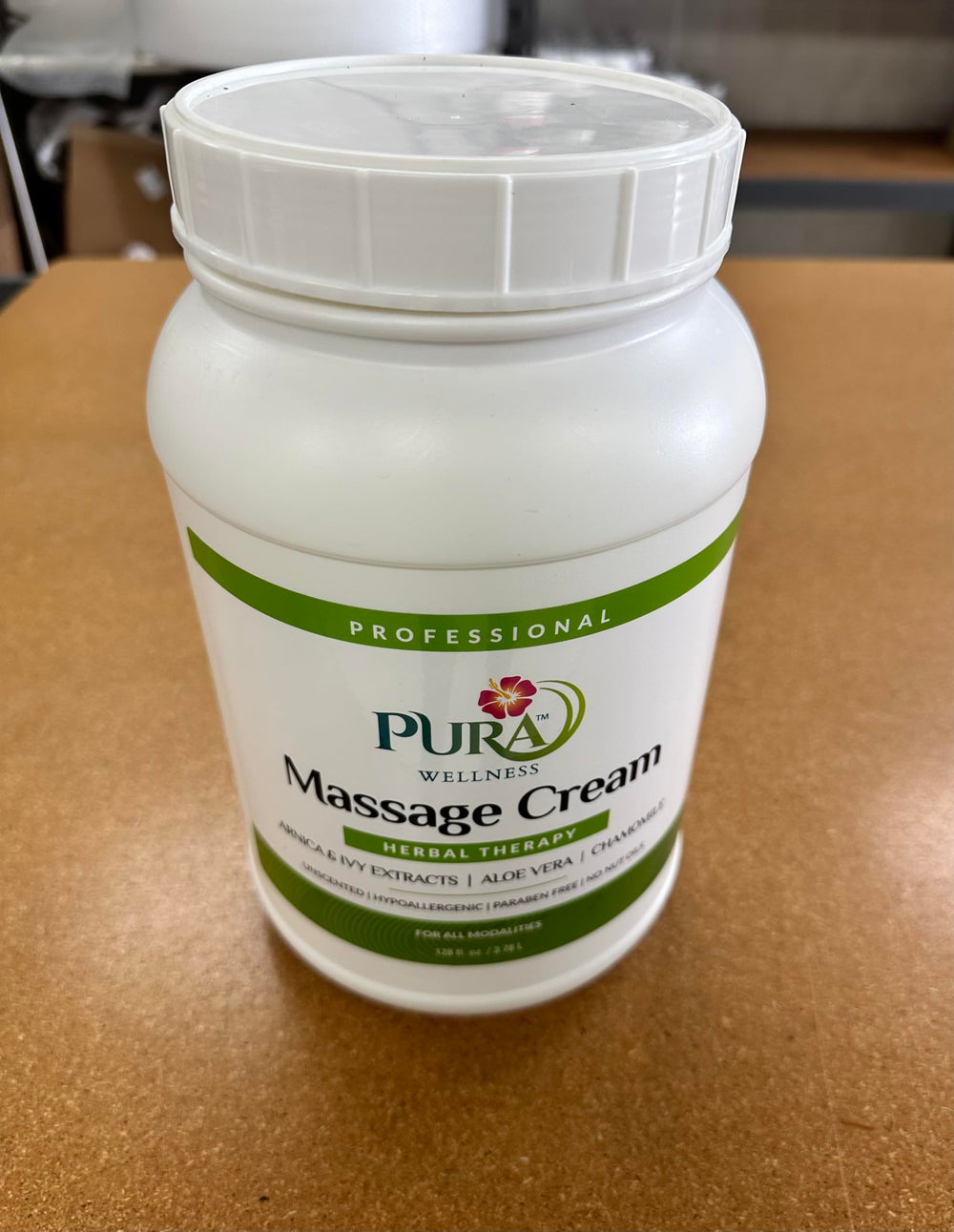 Arnica and Aloe Vera in PURA 1st cream for deep-tissue work.
