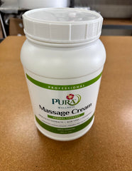Arnica and Aloe Vera in PURA 1st cream for deep-tissue work.