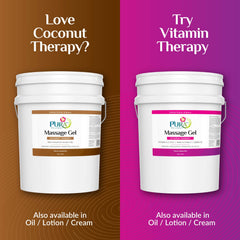 Professional wellness room using PURA 1st Coconut Therapy products.