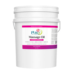 PURA 1st Vitamin Therapy massage oil bottle for professional use.