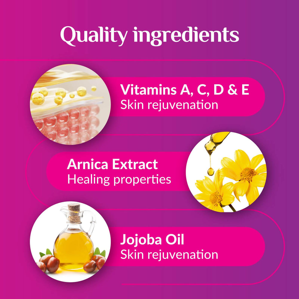 PURA 1st Vitamin Therapy hydrates and moisturizes skin.