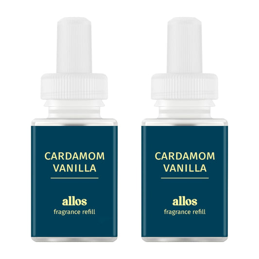 Pura Allos Cardamon Vanilla sleep bottle creates a calming ambiance