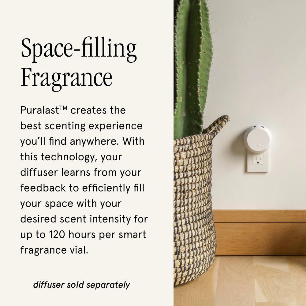 Pura refill 4-pack highlighting long lasting fragrance per vial.