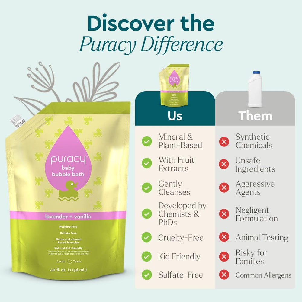 Puracy soft skin moisture image suggests nourishing care for all skin types.