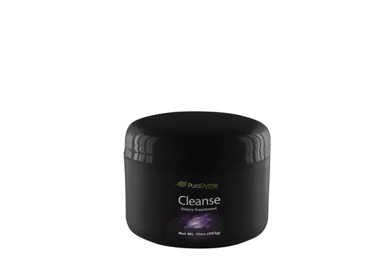Puradyme Cleanse powder bottle ready for daily digestive support.