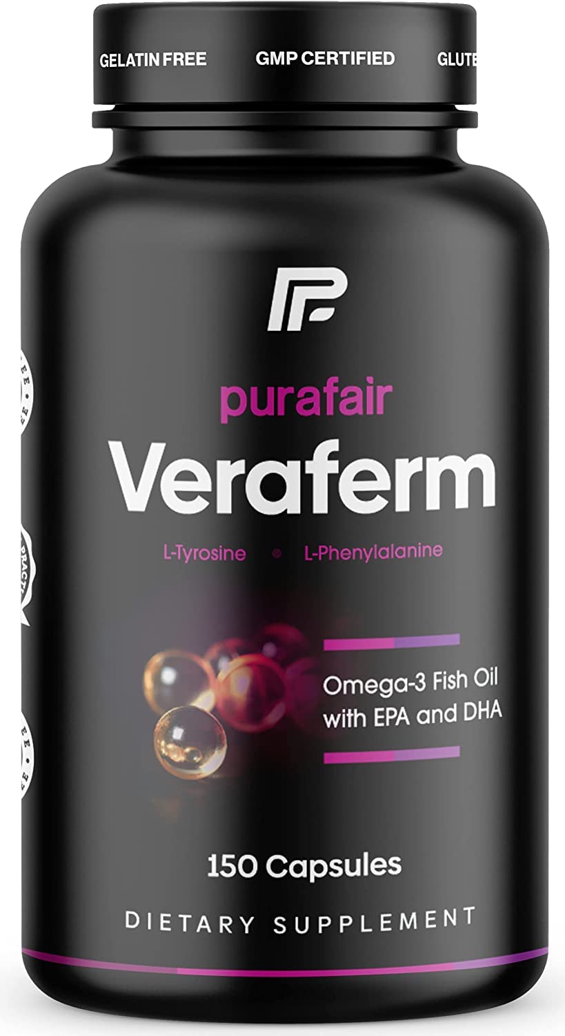 Purafair Veraferm pills with safety testing label indicates rigorous quality checks