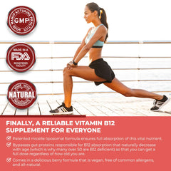 Vegan, non-GMO B12 liquid from Purality Health suitable for sublingual use