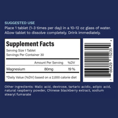 Purative Active H2 Ultra Raspberry tablet dissolving in a glass of water for hydration