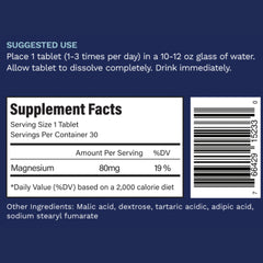 Purative Active H2 Ultra tablet close up highlighting clean additive free formulation.