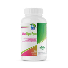 PURE BIOTICS Active DigestZyme bottle with capsules supporting complete digestion