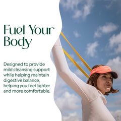 PURE Cleanse Capsules ingredient list close-up reveals premium botanicals.