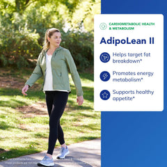 AdipoLean II label highlights ingredients and nutrition facts.