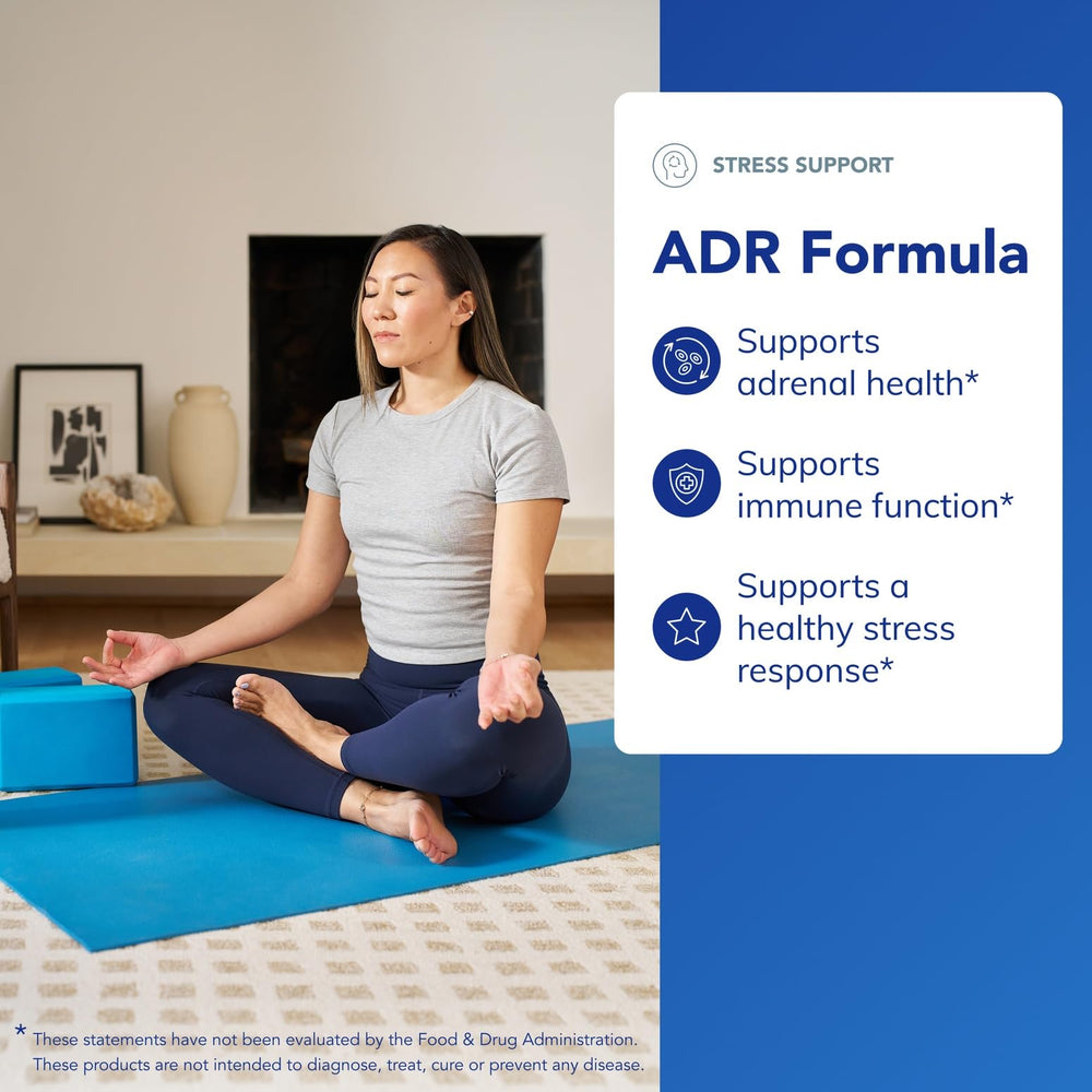 Pure Encapsulations ADR Formula label and packaging emphasizing purity standards.