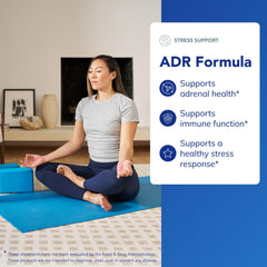 Pure Encapsulations ADR Formula label and packaging emphasizing purity standards.