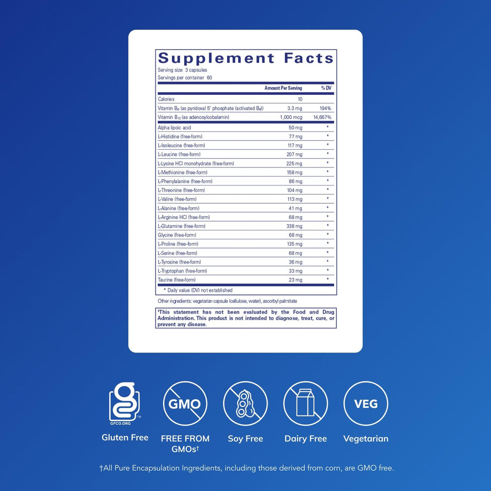 Amino-NR capsules close-up highlights premium ingredients.