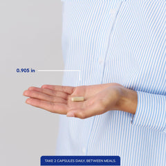 Brain Reset capsules close-up shows texture and dosage for daily routines.