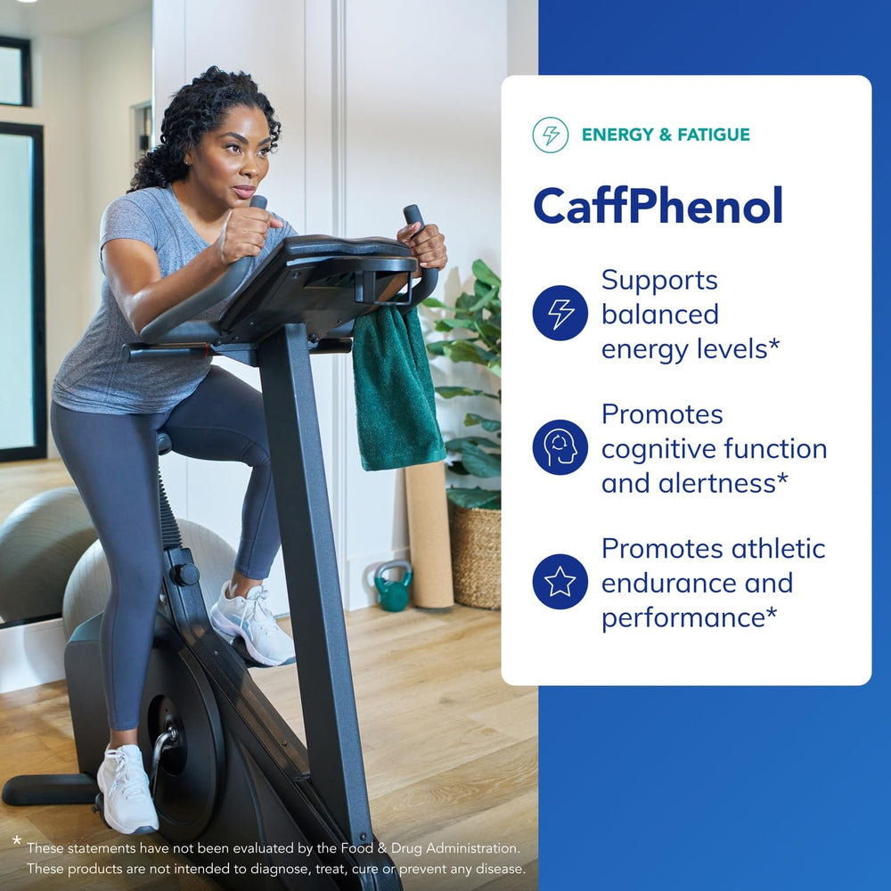 Pure Encapsulations CaffPhenol coffeeberry scoop emphasizes natural caffeine source for alertness