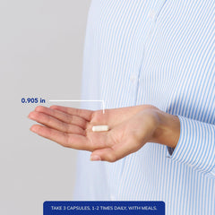 Pure Encapsulations Calcium with Vitamin D3 serving scene illustrating daily routine.