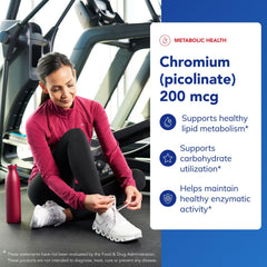 Pure Encapsulations Chromium Picolinate label shows allergen-free formulation