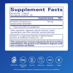 Pure Encapsulations Cinnamon WS capsules ready for daily wellness routines.