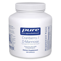 Pure Encapsulations Cranberry D-Mannose capsules may support urinary tract health
