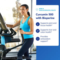 Pure Encapsulations Curcumin 500 Bioperine capsules emphasizing enhanced absorption