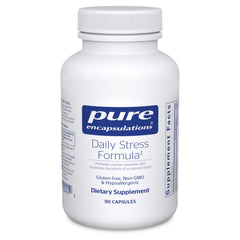 Pure Encapsulations Daily Stress Formula bottle for a calmer daily routine