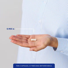 Pure Encapsulations DL-Phenylalanine bottle side image suggests daily use for focus.