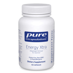 Pure Encapsulations Energy Xtra bottle for easy daily energy support.