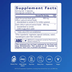 Pure Encapsulations Garlic Complex capsules ready for everyday immune health routines.
