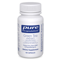 Pure Encapsulations Green Tea Extract decaf bottle for daily antioxidant support