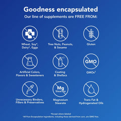 Pure Encapsulations HM Complex potency seal indicating tested purity.