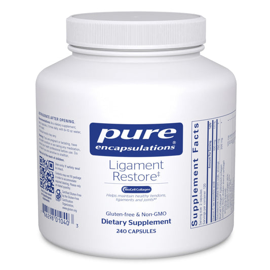 Pure Encapsulations Ligament Restore bottle front view supporting joint health