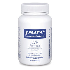 Pure Encapsulations LVR Formula bottle with liver support capsules