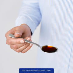 Close-up of Pure Encapsulations Magnesium Glycinate Liquid label, vegan and gluten-free.