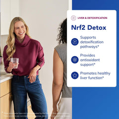 Front label of Pure Encapsulations Nrf2 Detox with clean, trustworthy branding.