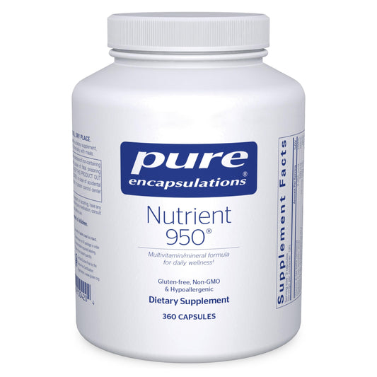 Pure Encapsulations Nutrient 950 bottle front — hypoallergenic multivitamin for daily wellness