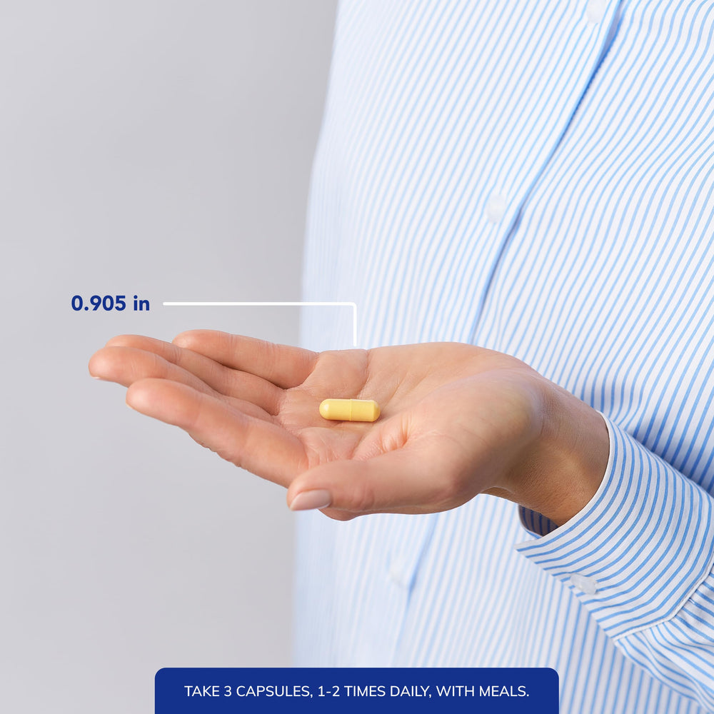 Pure Encapsulations Nutrient 950 label detail; highlights Metafolin L-5-MTHF.