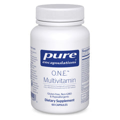 Pure Encapsulations O.N.E. Multivitamin bottle front for daily wellness support.
