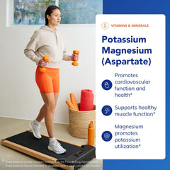 Capsules from Pure Encapsulations Potassium Magnesium aspartate ready for daily use