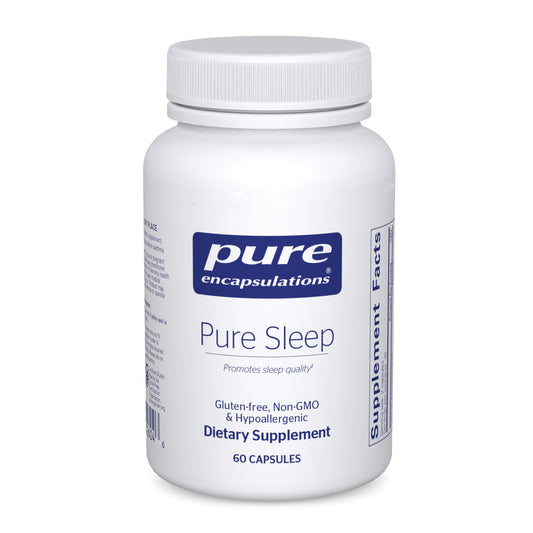 Pure Encapsulations Pure Sleep bottle front showing calming sleep support