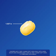 Pure Encapsulations PureNutrients EPA/DHA gummy label highlights allergen-free formulation.